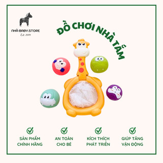 Đồ chơi hươu cao cổ nhà tắm cho bé - Đồ chơi nhà tắm an toàn cho bé