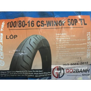 Vỏ chengshin 100-120/80/16 vỏ trước/sau sh 125/150 không ruột