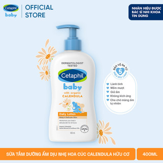 Sữa dưỡng ẩm dịu lành cho bé CETAPHIL BABY LOTION WITH ORGANIC CALENDULA 400ML
