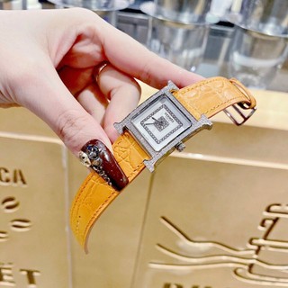 Đồng hồ nữ hermes dây da xịn - đeo sang trọng