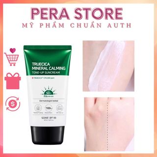 Kem Chống Nắng Nâng Tông Some By Mi Truecica Mineral 100 Và Tone-up Calming Suncream SPF50+/PA+++ 50ml