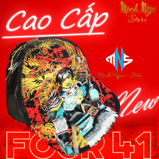 Mũ nón lưỡi trai thương hiệu King Caps FOUR 441 thêu triệu vân, triệu tự long cao cấp