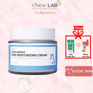 Kem Dưỡng Da Cấp Ẩm Derma Barrier Pure Moisturizing Cream C'NEW LAB Giúp Da Mịn Màng, Tươi Sáng 100ml - Màu Xanh