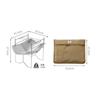 bếp củi xếp gọn Campingmoon SOLO - A4