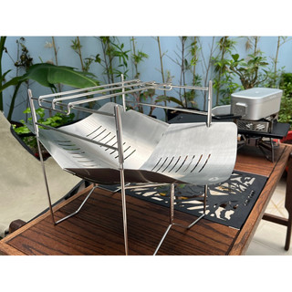bếp củi xếp gọn Campingmoon SOLO - A4