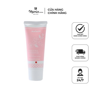 Sữa Rửa Mặt Naris Nature Dưỡng Sáng Da Chiết Xuất Hoa Anh Đào Sakura 100g