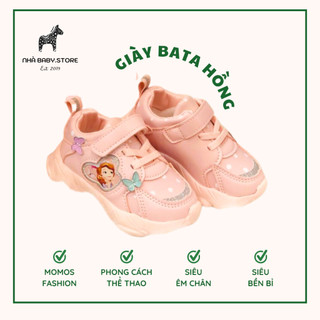 🐰 TIỆM NHÀ BABY GIÀY BATA HÔNG PHỐI HÌNH CÔNG CHÚA SOPHIA SIÊU XINH
