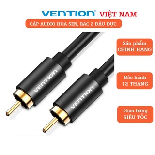 Dây cáp coaxial av 2 đầu rca dài 2m vention