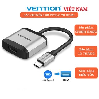 Cáp chuyển đổi USB Type C to HDMI Vention hỗ trợ 2k, 4k - Hàng chính hãng