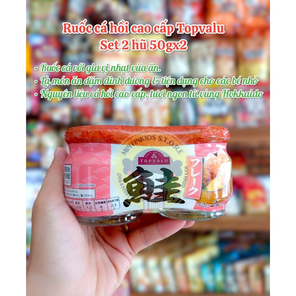 [HÀNG AIR] RUỐC CÁ HỒI TOPVALU DATE 11/2024