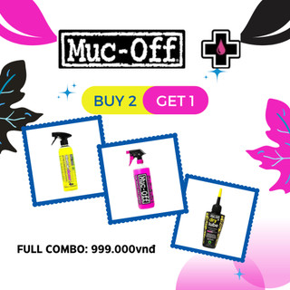 Combo nước rửa xe đạp và dung dịch rửa sên líp nhanh muc off chăm sóc vệ sinh xe đạp toàn diện