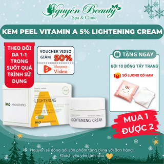 Kem peel da mặt  Inno LIGHTENING đều màu da giảm thâm mụn hoạt chất vitamin A 5% tái tạo da