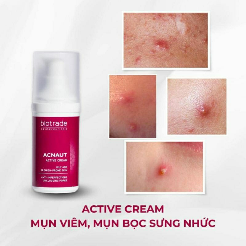 Kem chấm mụn Biotrade Acnaut Active Cream 30ml