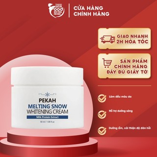 Kem Dưỡng Hỗ Trợ Làm Sáng, Nâng Tông Da Pekah Melting Snow Whitening Cream 50ml