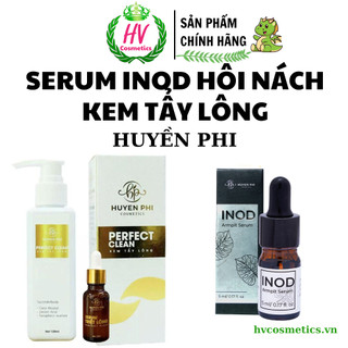 Serum Hôi Nách Inod và Kem Tẩy Lông Huyền Phi