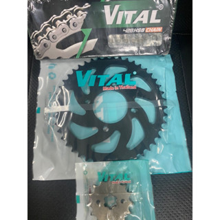  NSD Nhông sên dĩa  đen Suzuki EN150 chính hãng Vital Xài Sên 10Li 