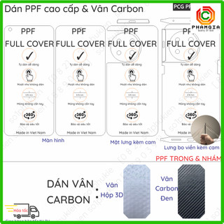 Dán ppf & vân carbon oneplus 11/ 11r/ ace 2/ ace 3/ oneplus 12/1+ ace 2 pro/ 1+ 12r dành cho màn hình,mặt lưng