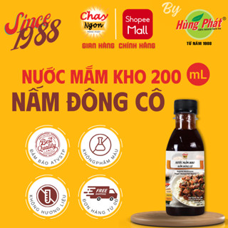 Nước Mắm Chay Từ Nấm Đông Cô Chay Ngon Hùng Phát Chai 200ml Tuyệt Chiêu Cho Các Món Ướp