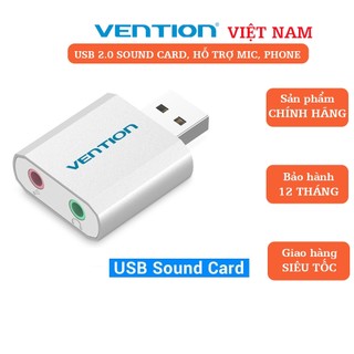 Đầu chuyển đổi USB to Sound 3.5mm VENTION