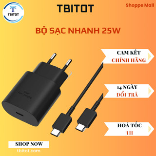 Bộ sạc nhanh Samsung 25W Note 10 Note 20 A71, A70, A80, A90, S20, S20+, S20, S21 S22 Ultra - BH 6th
