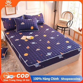 NITORI Tấm bảo vệ nệm cao cấp có sẵn 3 màu Vỏ bọc nệm Tấm bảo vệ nệm cao cấp