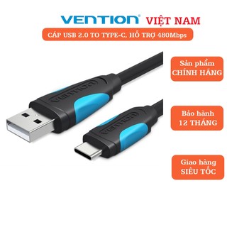 Dây Cáp USB 2.0 to Type - C Vention dài 1,5m