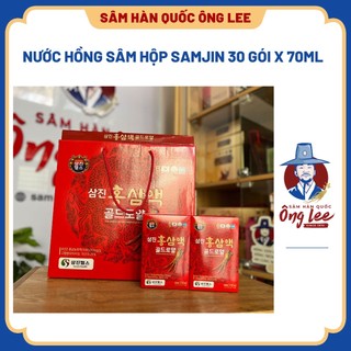 Nước hồng sâm hộp samjin 30 gói x 70ml