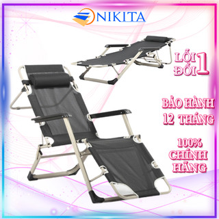Giường gấp văn phòng nika-138 vải bạt lưới