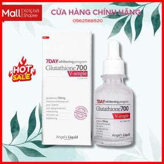 Tinh chất Dưỡng Sáng Da, Làm Mờ Thâm Angel’s Liquid 7day Whitening Program Glutathione 700 V-Ample 30ml ☑️Huyếthanhtrang
