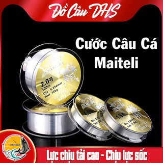 Cước câu cá hộp sắt Maiteli 100m, cước hộp sắt làm trục thẻo, cước siêu bền chống xoắn chống sước - Dihoso Fishing