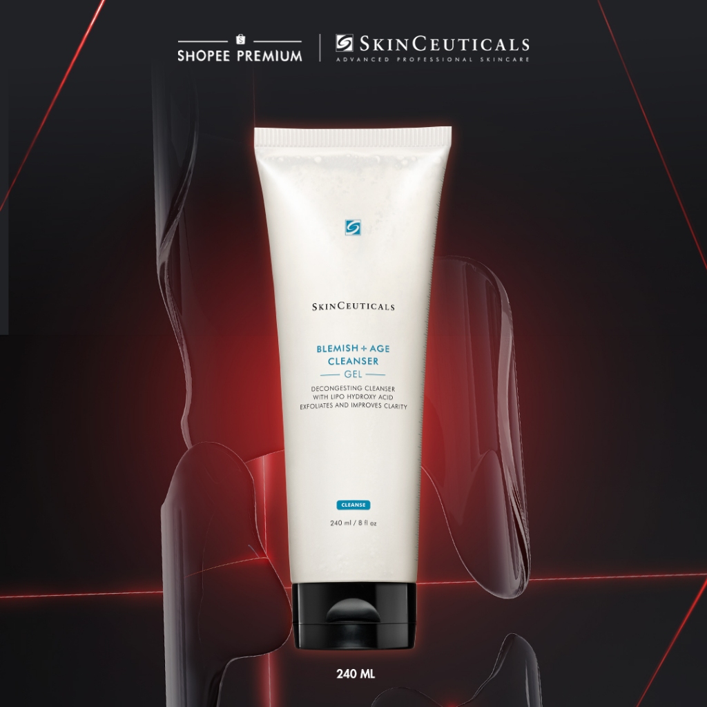 [Mã COSLUX10 giảm 120K] Skinceuticals Blemish + Age Cleanser Gel giúp giảm mụn và thông thoáng lỗ chân lông 240ml