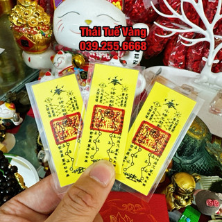 Linh phù thái tuế vàng - đã gia trì