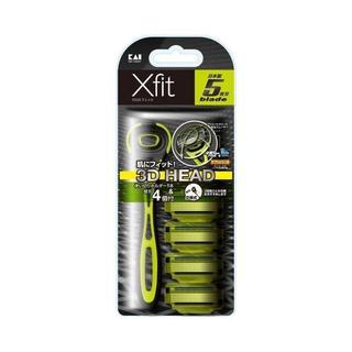 Set dao cạo râu xfit kai fusion lưỡi 5