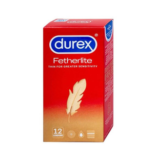Bao cao su Durex Fetherlite siêu mỏng, chân thật.Hộp 12 bcs size 52.5mm