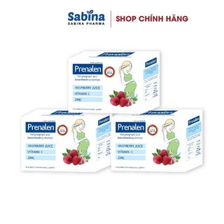 Combo 3 hộp prenalen. thảo dược tăng đề kháng cho bà bầu,nhập khẩu châu âu 24g