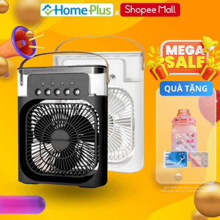 Quạt Phun Sương Mini ONEBI Làm Mát, 3 Chế Độ, 600Ml Có Chế Độ Hẹn Giờ, Quạt Điều Hoà Thông Minh Tích Hợp Đèn Led