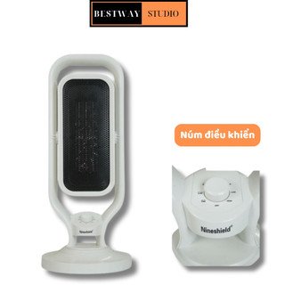 Quạt Sưởi Gốm Nineshield Không Gây Khô Da, Sưởi Ấm Phòng Ngủ, Phòng Khách