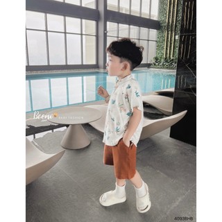 Beemo set cotton cổ tàu summer vibes