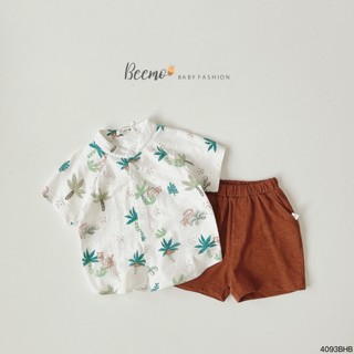 Beemo set cotton cổ tàu summer vibes