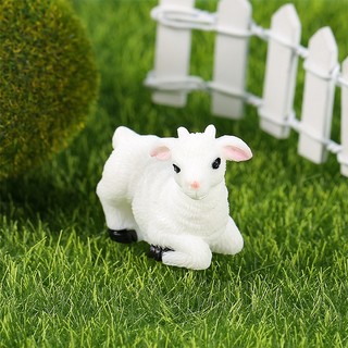 Mô hình cừu con mini. Trang trí tiểu cảnh