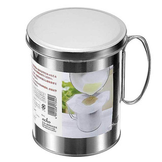 Hũ lọc đa năng dầu ăn, thực phẩm kèm lưới lọc 700ml Echo Metal Nhật Bản