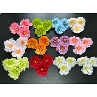 cụm trà nhật 7 bông - hoa lụa hoa giả🌷🌷