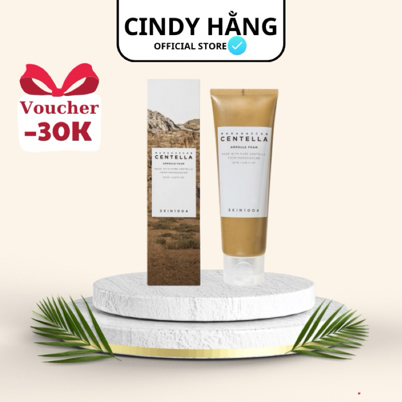 Sữa Rửa Mặt Skin1004 Madagascar Centella Ampoule Foam 125ml - SRM Rau Má Dưỡng Ẩm Và Làm Sạch Da