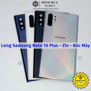 Nắp lưng samsung note 10 plus - n975 / n976 - zin - bóc máy - đình duy mobile.
