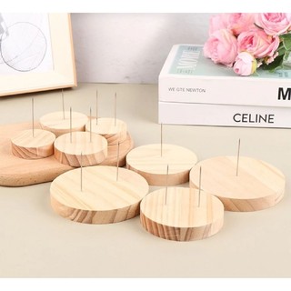 Đế gỗ cắm thú len Handmade Diy