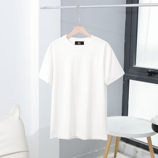 Áo Thun Nam Trơn Cổ Tròn Chất Liêu Cotton Co Giãn Bốn Chiều