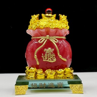 Túi tiền phong thủy Hũ vàng thần tài may mắn