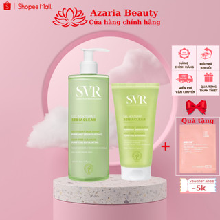 Sữa rửa mặt svr gel moussant cho da dầu mụn 200ml 400ml loại bỏ tế bào da chết