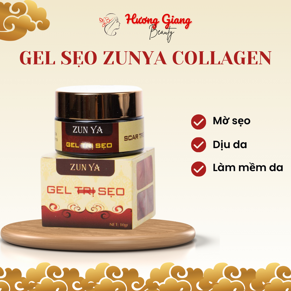 Gel Sẹo Zun Ya Collagen Giúp Tái Tạo Da, Lành Sẹo Hương Giang Beauty