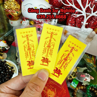 Linh phù vàng công danh sự nghiệp - đã gia trì